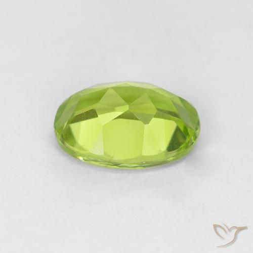 9,17 ctw natürlicher hellgrün Peridot, Oval, VVS-VS