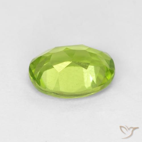 9,17 ctw natürlicher gelblich-grün Peridot, Oval, VVS-VS