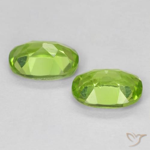 1.78 ct natürliche Mittelgrün Peridot-Edelsteine, Oval, VS
