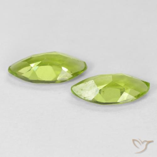 1.11 ct natürliche Mittelgrün Peridot-Edelsteine, Marquise, VS