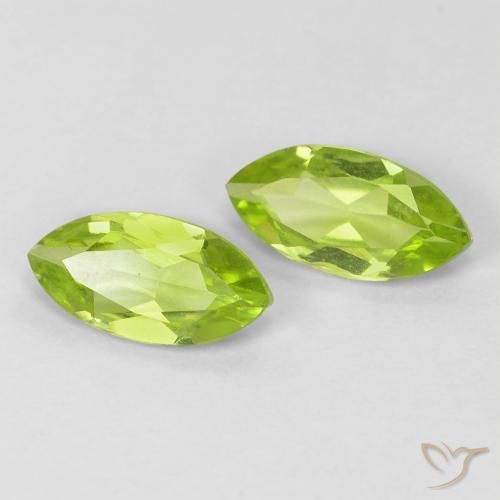 1.10 ct natürliche Mittelgrün Peridot-Edelsteine, Marquise, VS