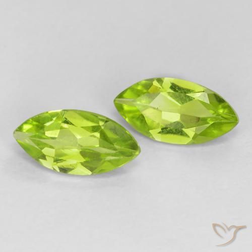 1.13 ct natürliche Mittelgrün Peridot-Edelsteine, Marquise, VS