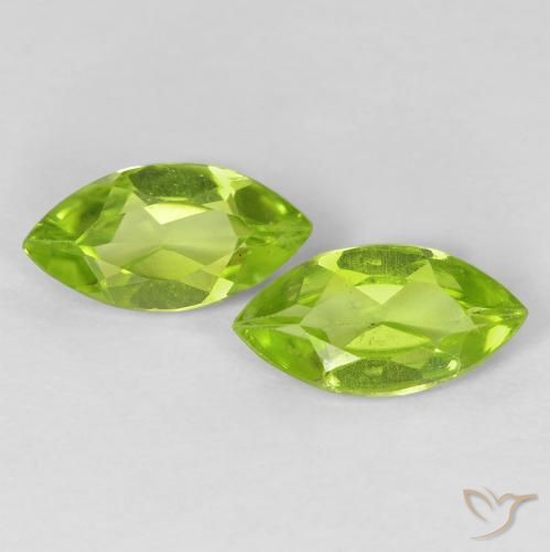 1.10ctw Natürlicher hellgrün Peridot, Marquise, VS