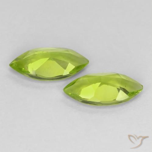 1.10 ct natürliche hellgrün Peridot-Edelsteine, Marquise, VS