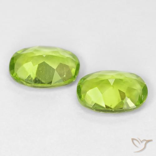 1.66 ct natürliche hellgrün Peridot-Edelsteine, Oval, VS