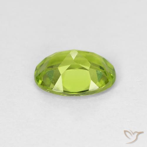 9,17 ctw natürlicher Lebendiges grün Peridot, Oval, VVS-VS