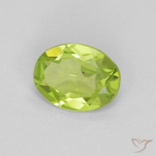 9,17 ctw natürlicher Mittelgrün Peridot, Oval, VS