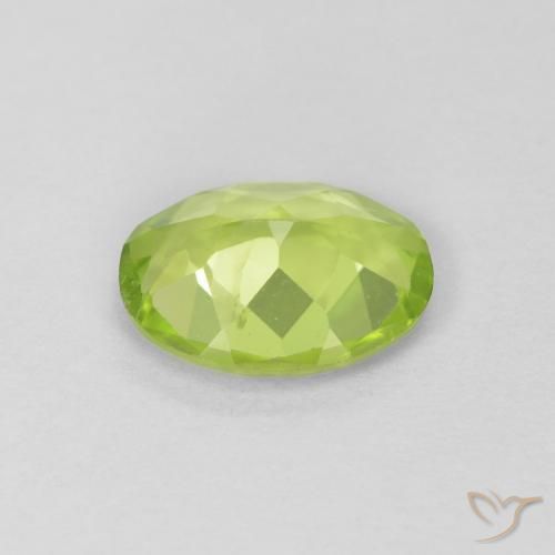 9,17 ctw natürlicher Mittelgrün Peridot, Oval, VS