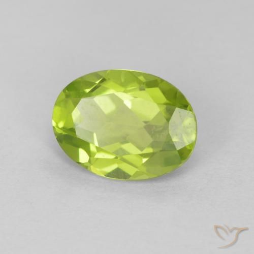 9,17 ctw natürlicher Mittelgrün Peridot, Oval, VS
