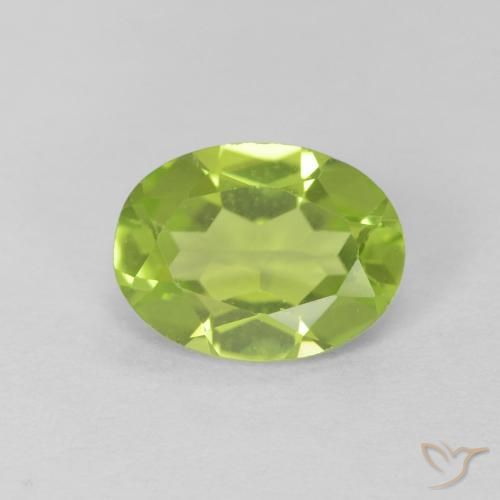 9,17 ctw natürlicher Lebendiges grün Peridot, Oval, VS