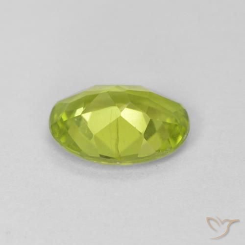 9,17 ctw natürlicher Lebendiges Gelbgrün Peridot, Oval, VS
