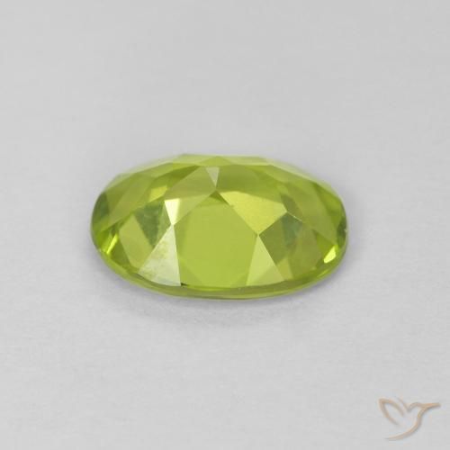 9,17 ctw natürlicher Lebendiges grün Peridot, Oval, VS