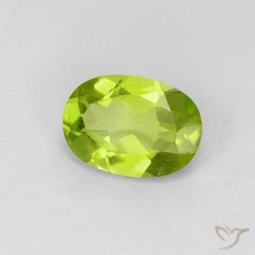 9,17 ctw natürlicher Lebendiges grün Peridot, Oval, VVS-VS
