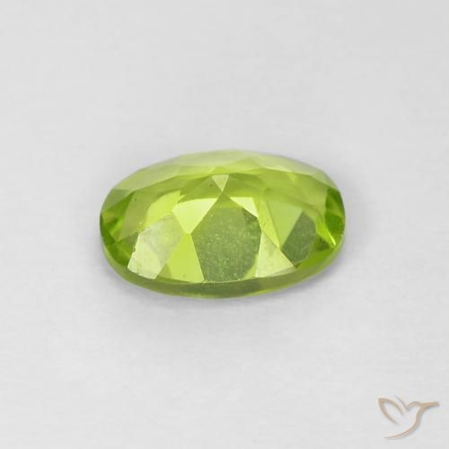 9,17 ctw natürlicher Lebendiges grün Peridot, Oval, VVS-VS