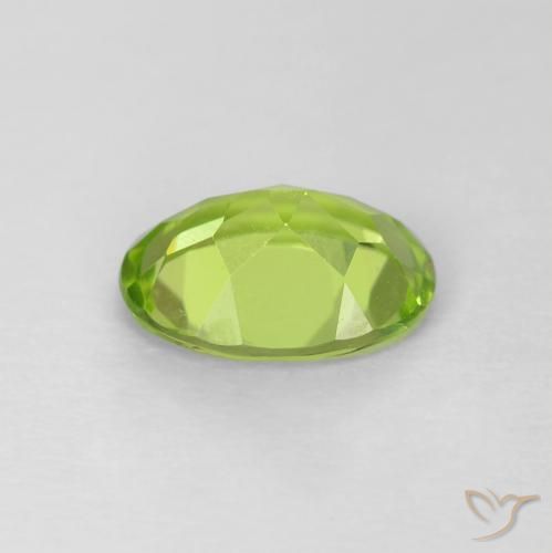 9,17 ctw natürlicher Mittelgrün Peridot, Oval, VVS-VS