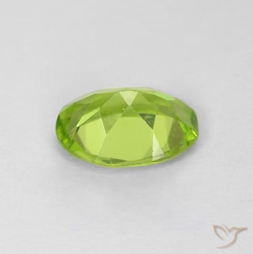 9,17 ctw natürlicher Mittelgrün Peridot, Oval Schliff, VVS-VS