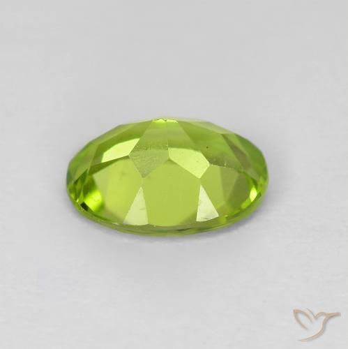 9,17 ctw natürlicher Mittelgrün Peridot, Oval, VVS-VS