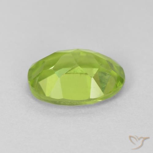 9,17 ctw natürlicher hellgrün Peridot, Oval, VVS-VS