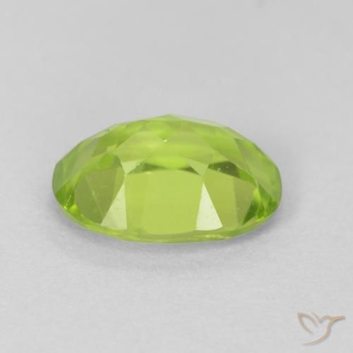 9,17 ctw natürlicher hellgrün Peridot, Oval, VVS-VS