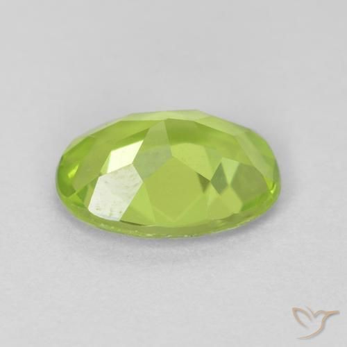 9,17 ctw natürlicher hellgrün Peridot, Oval, VVS-VS