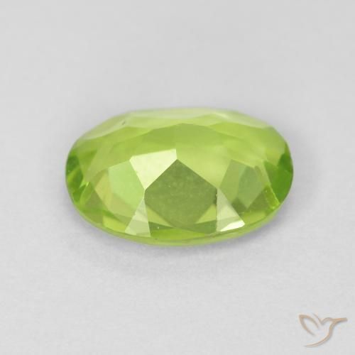 9,17 ctw natürlicher hellgrün Peridot, Oval, VVS-VS
