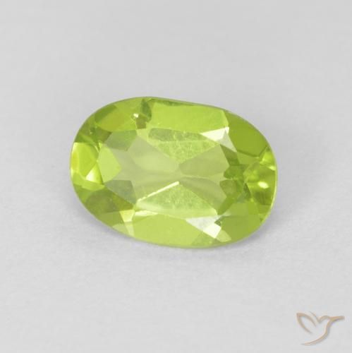 9,17 ctw natürlicher hellgrün Peridot, Oval, VVS-VS