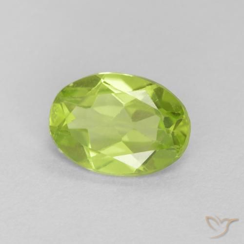 9,17 ctw natürlicher hellgrün Peridot, Oval, VS