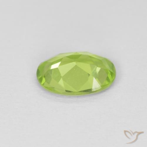 9,17 ctw natürlicher Lebendiges grün Peridot, Oval, VVS-VS