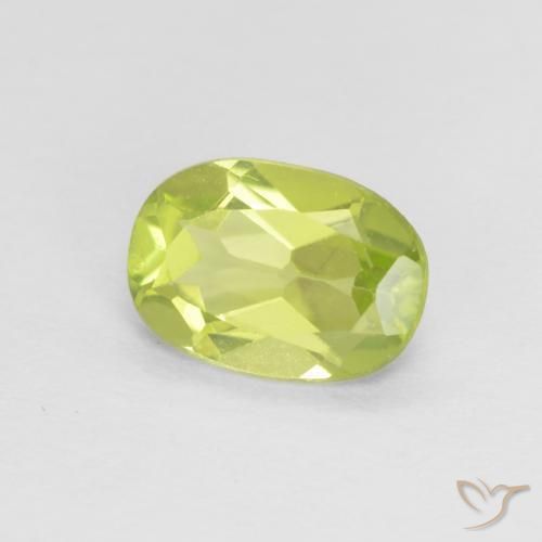 9,17 ctw natürlicher limettengrün Peridot, Oval, VVS-VS