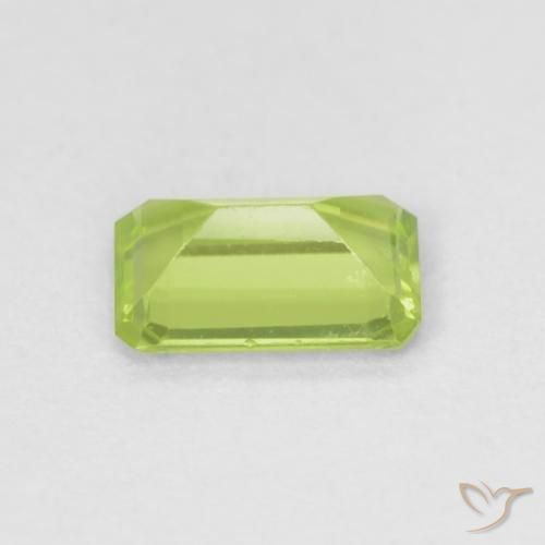 9,17 ctw natürlicher hellgrün Peridot, Oktagonschliff, VS