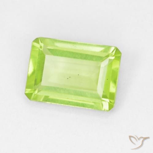 9,17 ctw natürlicher Mittelgrün Peridot, Oktagonschliff, VVS