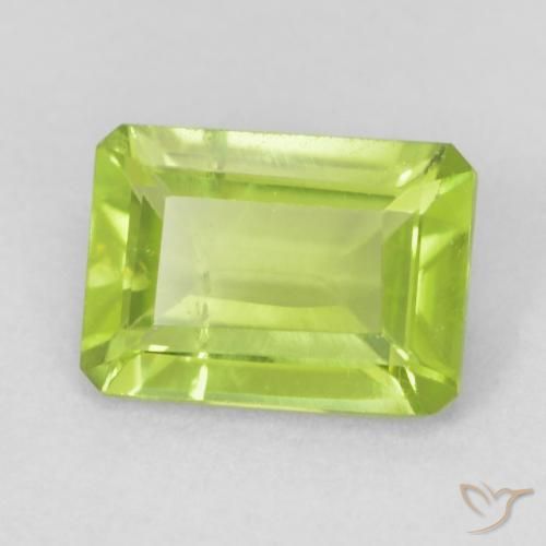 9,17 ctw natürlicher hellgrün Peridot, Oktagonschliff, VS
