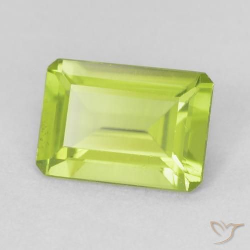 9,17 ctw natürlicher Mittelgrün Peridot, Oktagonschliff, VVS