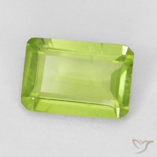 9,17 ctw natürlicher Mittelgrün Peridot, Oktagonschliff, VS
