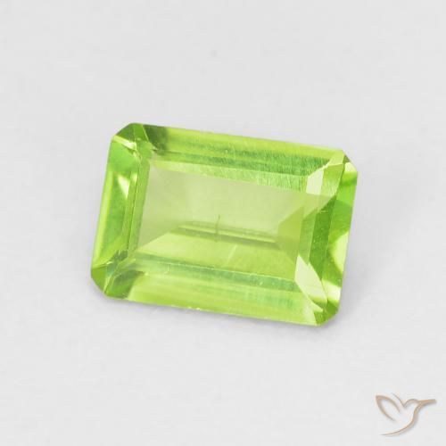 9,17 ctw natürlicher Mittelgrün Peridot, Oktagonschliff, VS