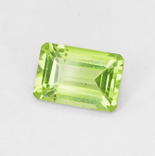 9,17 ctw natürlicher Lebendiges grün Peridot, Oktagonschliff, VS