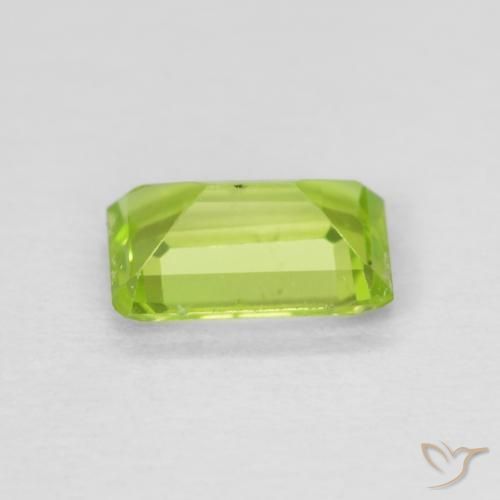 9,17 ctw natürlicher hellgrün Peridot, Oktagonschliff, VS-SI