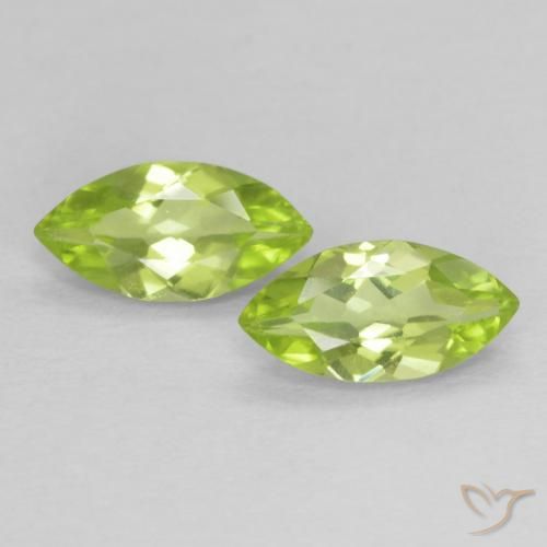 0.70ctw Natürlicher Lebendiges grün Peridot, Marquise, VS