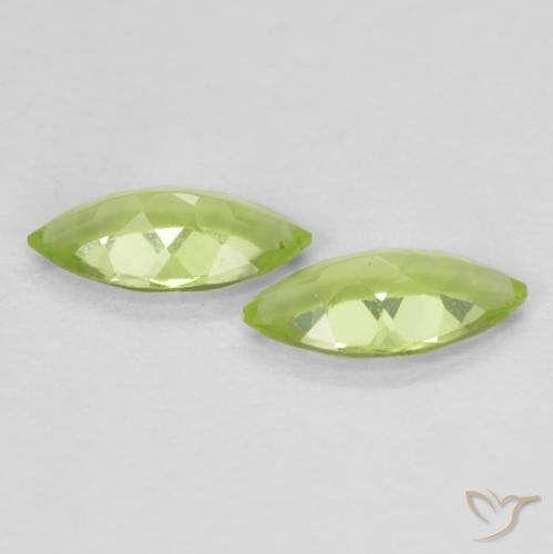 0.70 ct natürliche Lebendiges grün Peridot-Edelsteine, Marquise, VS