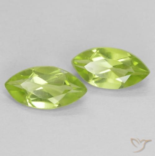 1.10 ct natürliche hellgrün Peridot-Edelsteine, Marquise, VVS