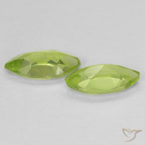 1.10 ct natürliche hellgrün Peridot-Edelsteine, Marquise, VVS