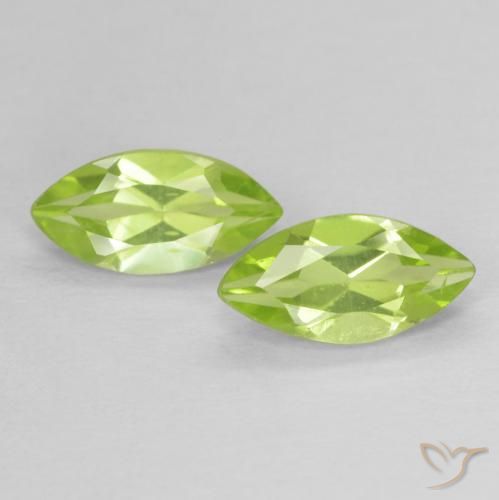 1.11ctw Natürlicher hellgrün Peridot, Marquise, VVS-VS