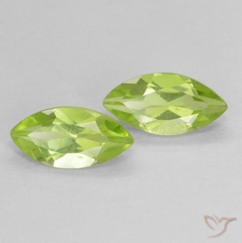 1.11 ct natürliche hellgrün Peridot-Edelsteine, Marquise, VVS-VS