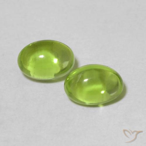 1.16ctw Natürlicher Lebendiges grün Peridot, Oval, Transparent