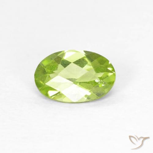 9,17 ctw natürlicher hellgrün Peridot, Oval, VS