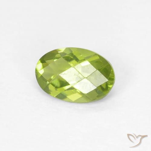 9,17 ctw natürlicher hellgrün Peridot, Oval, VS