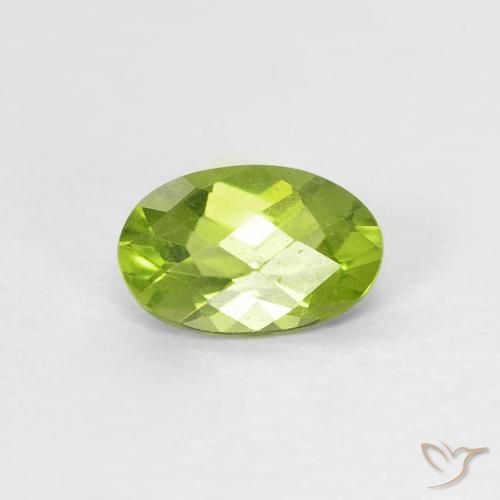 9,17 ctw natürlicher hellgrün Peridot, Oval, VS
