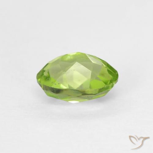 9,17 ctw natürlicher Leichtes lebendiges Grün Peridot, Oval, VVS-VS