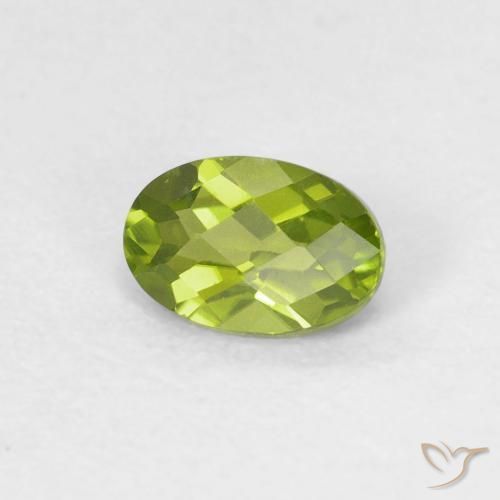 9,17 ctw natürlicher Lebendiges grün Peridot, Oval, VVS-VS