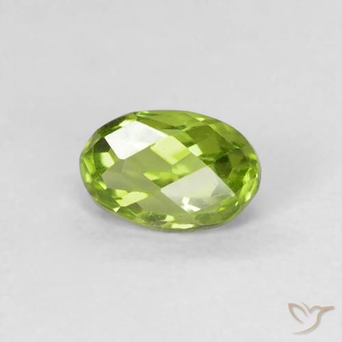 9,17 ctw natürlicher Lebendiges grün Peridot, Oval, VVS-VS